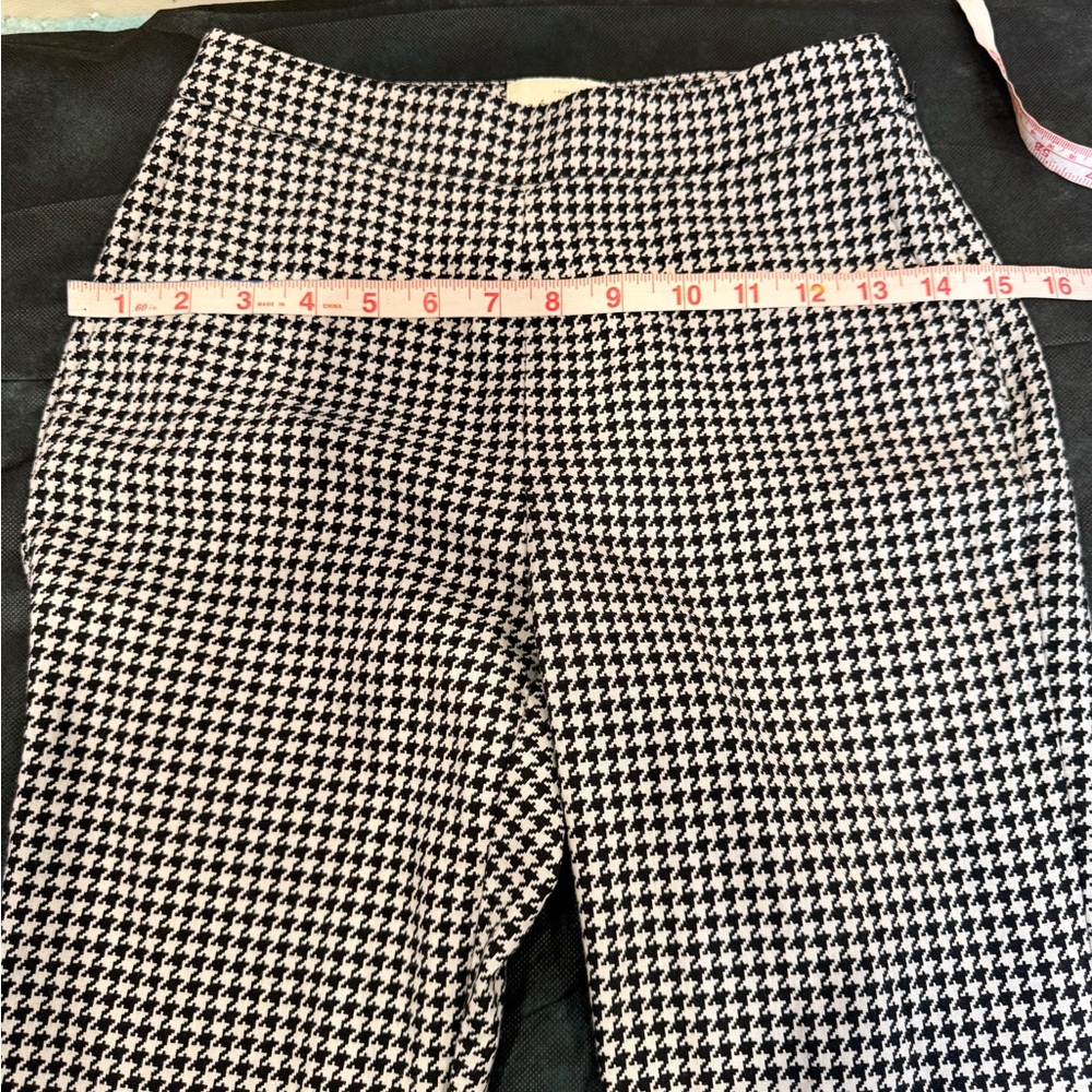 🔥SEZANE Black & White Houndstooth Women’s Pants Size 34 EC🔥 - Picture 6 of 6